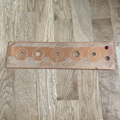 Dulci amplifier front plate - dulci,