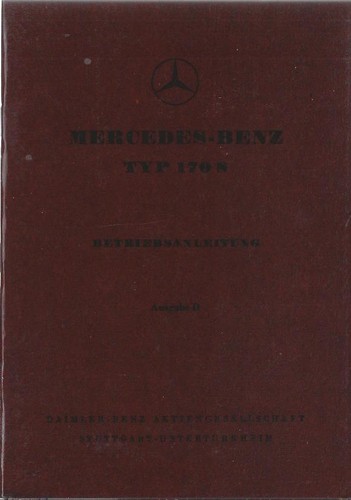 Mercedes type 170 owners - mercedes, s