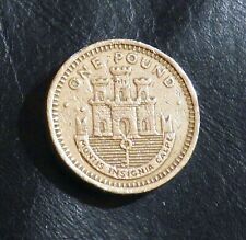 1988 Gibraltar one pound - Castle Key 