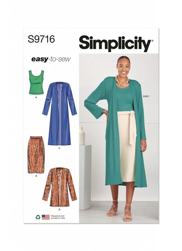 Simplicity sewing pattern 9716 - pattern,