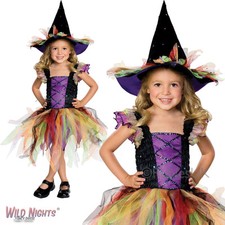 Halloween Girls Glitter Witch