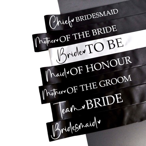 Team bride sashes hen - team,