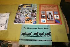 Saddlers leatherworkers Harness makers 3 old Catalogues of fittings etc