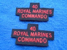 PAIR 40 ROYAL MARINES COMMANDO