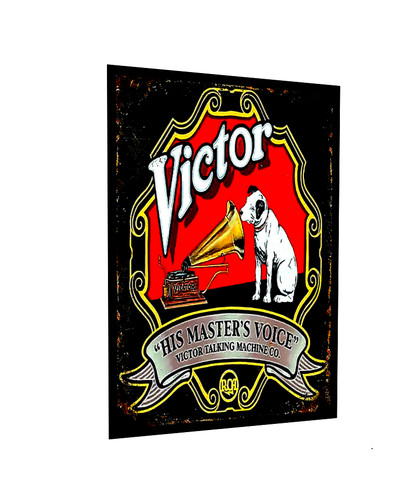 Rca victor dog sticker sign - rca,