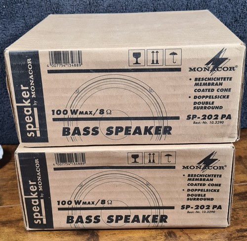 Monacor 202pa bass speaker - sp-202pa,