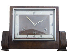 Vintage Westminster Chime Bentima Art Deco Mantel Clock 30s/40s.