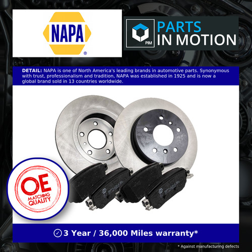 Solid brake discs - 2x, and
