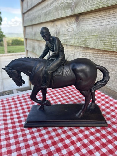 Jockey horseback figurine - horseback, figurine.