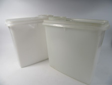 2 X Vintage Tupperware Clear