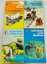 Laura Ingalls Wilder Books +4 Little House on the Prairie Lot 70’s Puffin Books