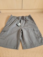 Airwalk 100%cotton High Quality Short Cargo Walking Trousers M-L BNWT Up to 35"W