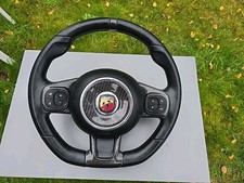 2018 FIAT 500 ABARTH 595 Steering Wheel LEATHER Very Good Condition