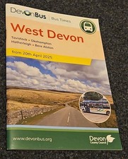 Devon Bus Timetable. West