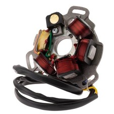 LAMBRETTA GP SIL 125 150 200 GRADE A 12V 96W STATOR PLATE WITH 5 COILS 4 WIRES
