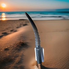 Polished Ox Horn On Hazel