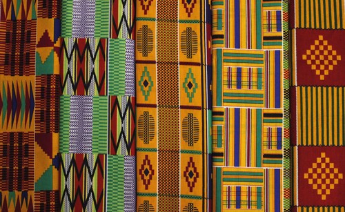 African kente print fat - print,