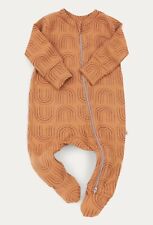 KIDLY Unisex Organic Zip Sleepsuit RAINBOW ? - 12-18 Months RRP£22