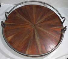 Vintage Large Round Wooden