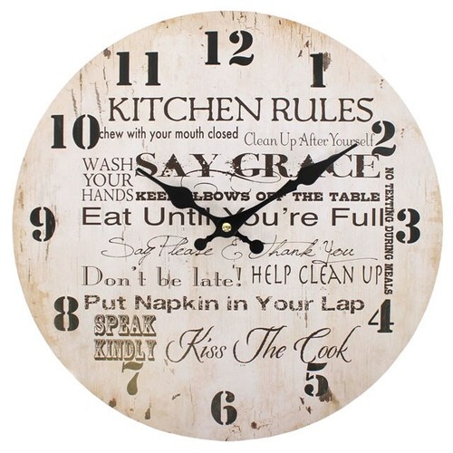 Wall clock vintage - clock, chic
