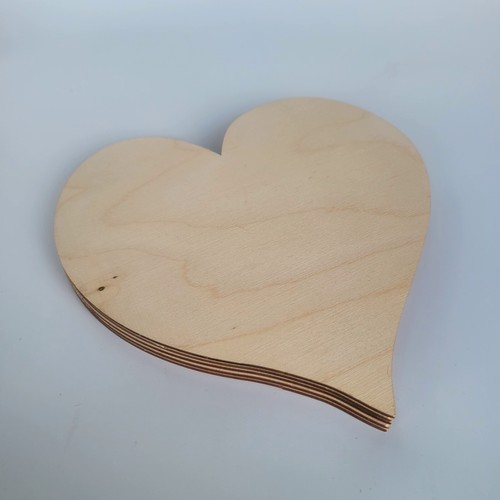 Wooden large hearts cm - hearts, 20