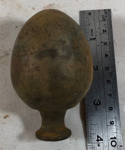 Antique heavy brass - antique, egg