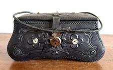 Small Antique French Tooled