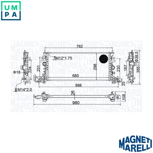 Radiator engine cooling - radiator,