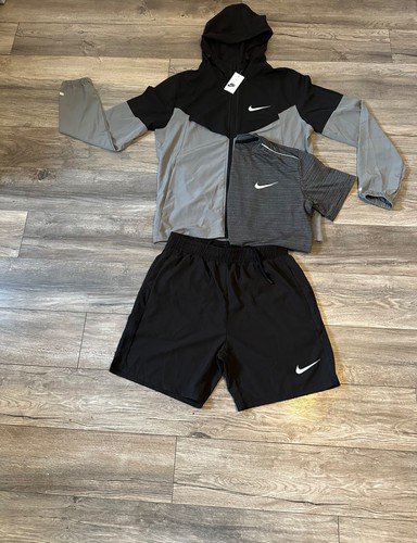 Black nike tracksuits sets - black,
