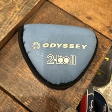 Odyssey 2 Ball BLUE Putter Headcover Head Cover Hard To Find
