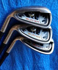 3 TaylorMade Burner SuperFast Flex Golf Clubs - 7 & 9 Irons, & Sand Wedge - LH