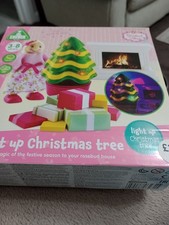 ELC Rosebud Village light up Christmas Tree Set for doll's house. Used once.