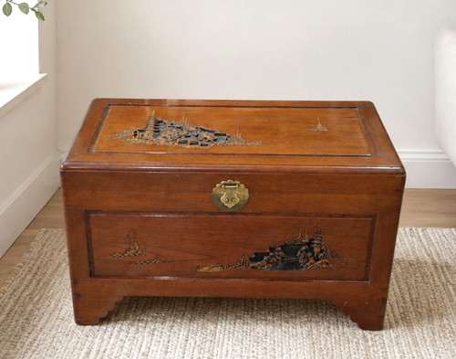 Oriental camphor wood - oriental, chest
