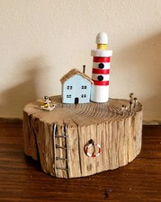 Driftwood Hand Made Lighthouse