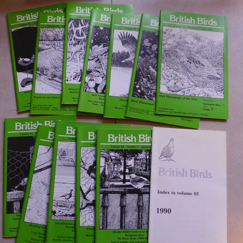 British birds magazines - british,
