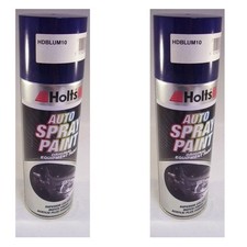 2x Holts Professional Car Dark Blue Metallic Spray Paint 300ml HDBLUM10