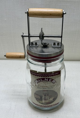 Kilner butter churn - butter, hand
