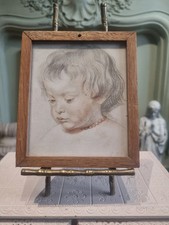 Miniature Portrait Drawing Of