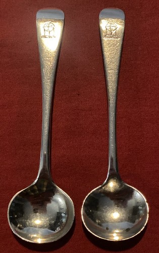 Antique silver plated salt - plated,