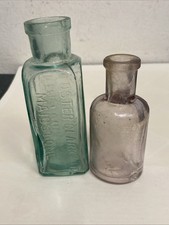 Two Antique Handblown Glass