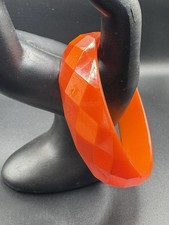 Vintage Bakelite Faceted Burnt
