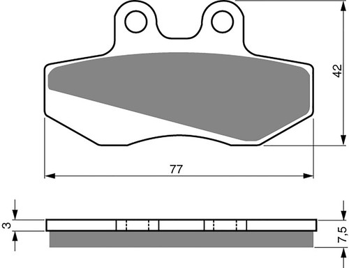 Brake disc pads front - brake,