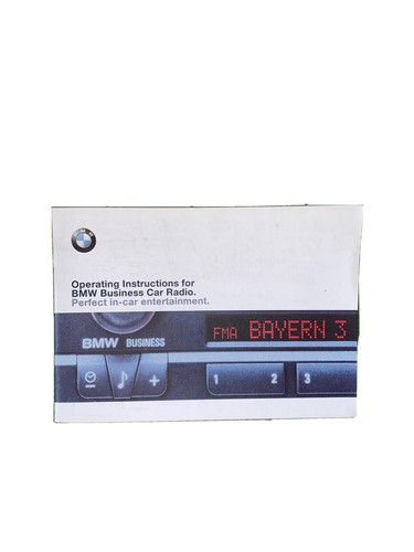Bmw operating instructions - bmw,
