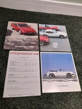 BUNDLE OF 3 PORSCHE BROCHURES AND A PRICE LIST 1979