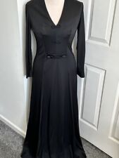 Vintage 70s Dress Size 14 Horrockses Maxi Festival Boho Party Goth Hippie Retro