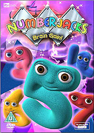 Numberjacks brain gain dvd - brain, gain!