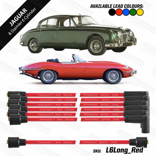 Jaguar engine leads - leads, red