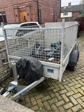MEREDITH & EYRE 6"6"x4 CAGE TRAILER WITH RAMP