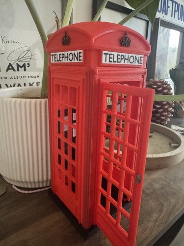 Vintage phone box model - phone,