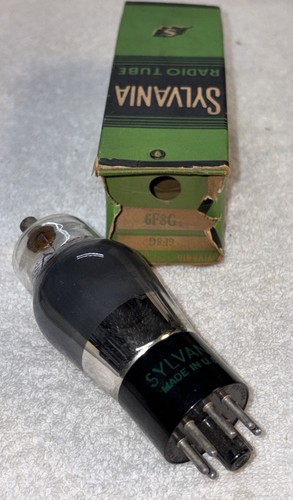 Sylvania 6f8g vacuum tube - sylvania, in
